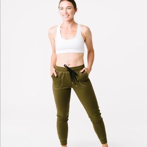 Zyia Olive Unwind Joggers